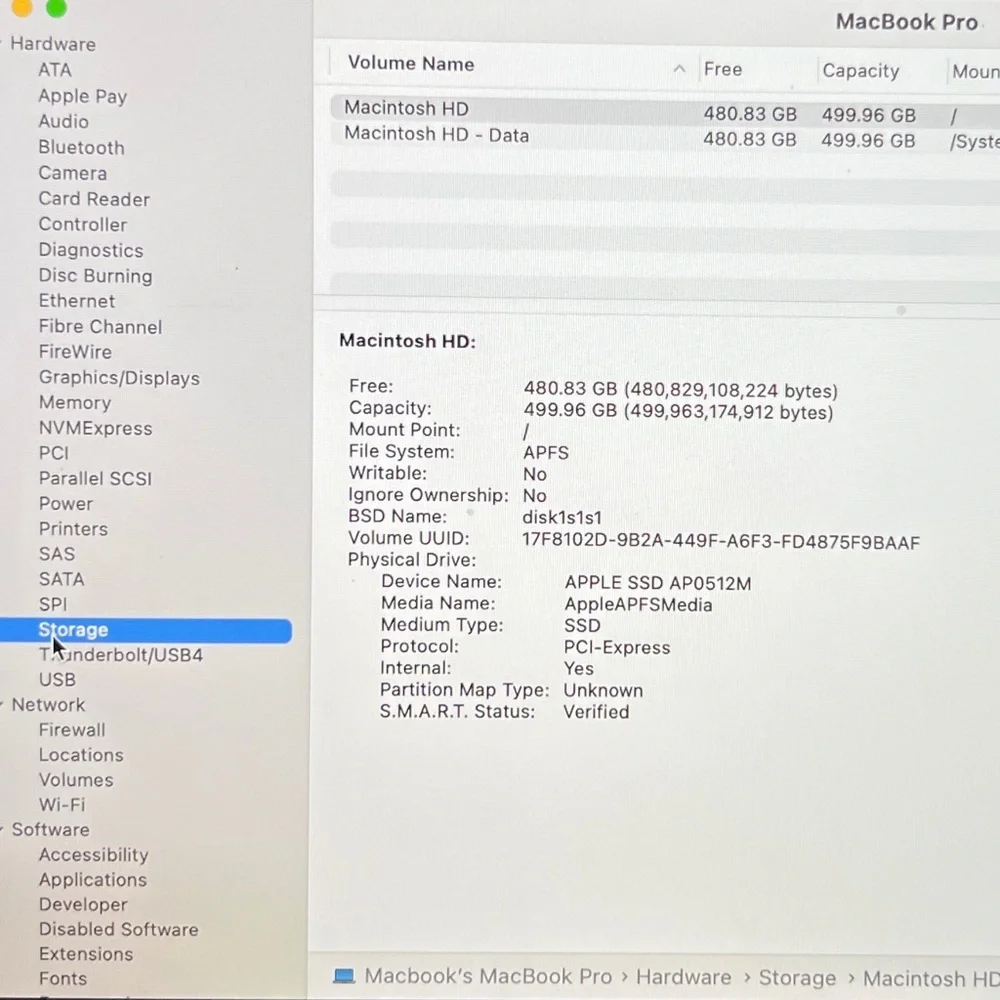 2018 MacBookPro i7,  32gb, 500gb, Excellent Condition
